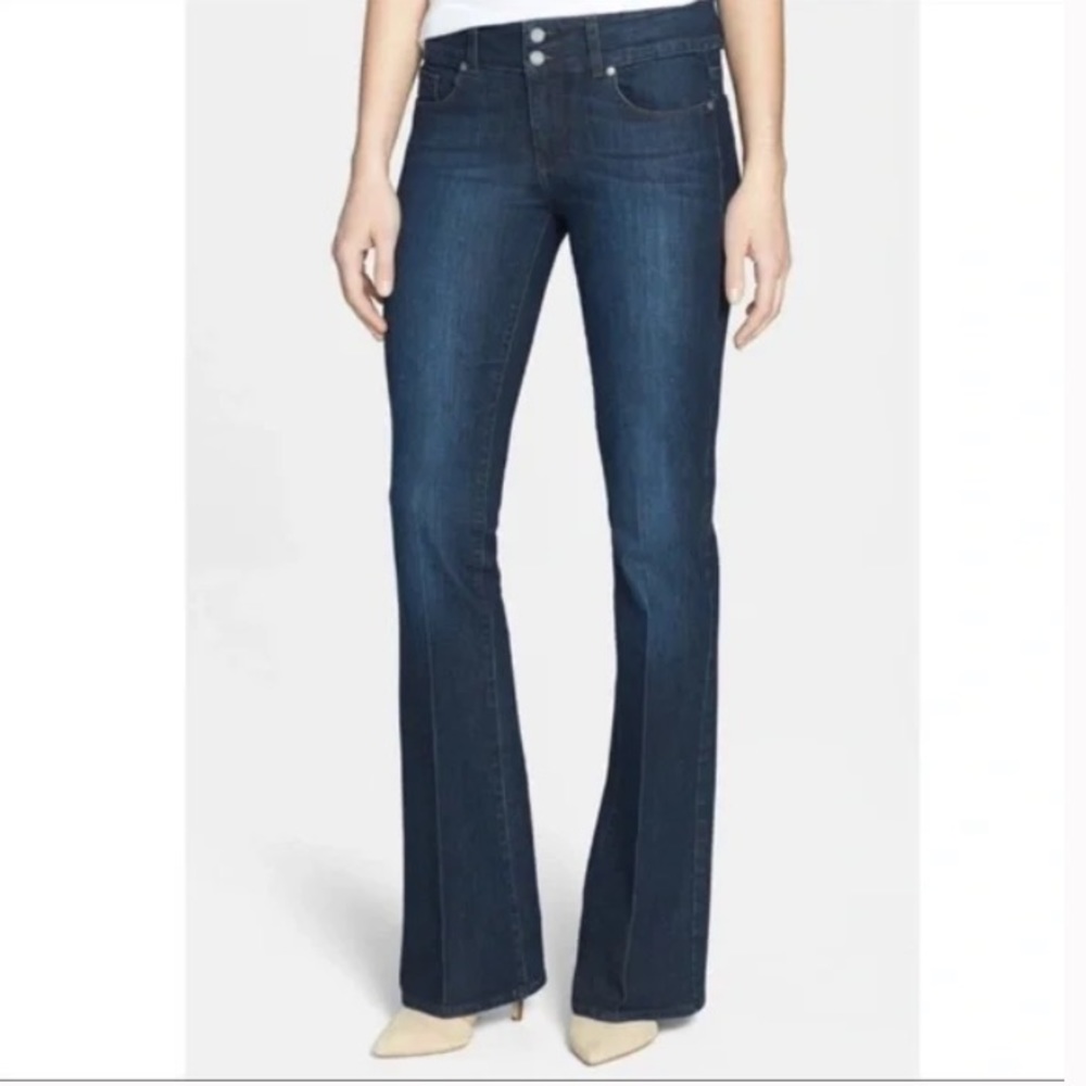 *Paige Dark Wash Hidden Hills High Rise Bootcut Size 25 Denim Jeans #O